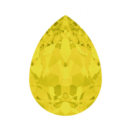 Swarovski 4320 Pear 14x10mm Yellow Opal