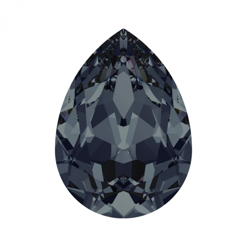 Swarovski 4320 Pear 14x10mm Graphite