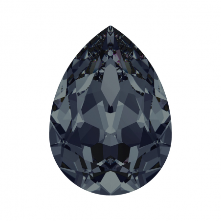 Swarovski 4320 Pear 14x10mm Graphite