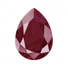 Swarovski 4320 Pear 18x13mm Crystal Dark Red