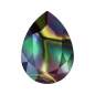 Swarovski 4320 Pear 18x13mm Crystal Rainbow Dark