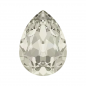 Swarovski 4320 Pear 18x13mm Crystal Silver Shade