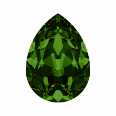 Swarovski 4320 Pear 18x13mm Dark Moss Green