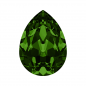 Swarovski 4320 Pear 18x13mm Dark Moss Green