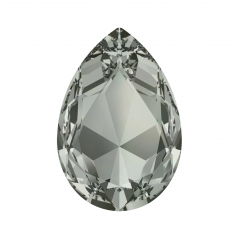 Swarovski 4327 Pear 30x20mm Black Diamond