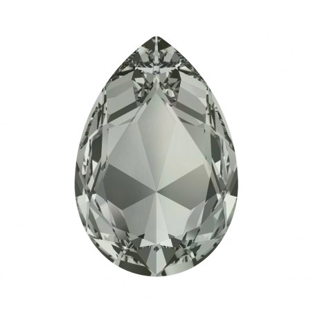 Swarovski 4327 Pear 30x20mm Black Diamond