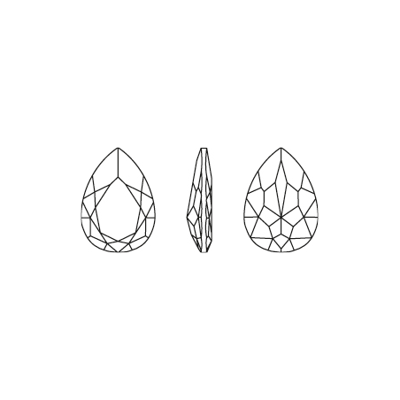 Swarovski 4327 Pear 30x20mm Chrysolite