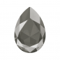Swarovski 4327 Pear 30x20mm Dark Grey