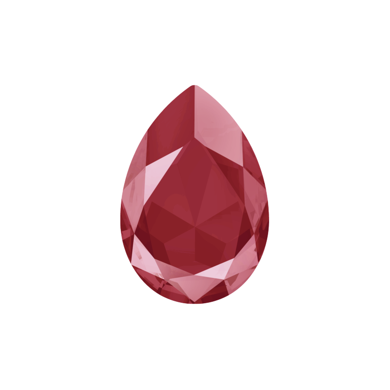 Swarovski 4327 Pear 30x20mm Crystal Royal Red