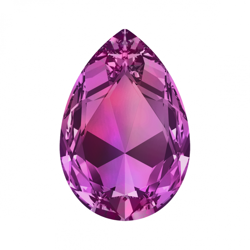 Swarovski 4327 Pear 30x20mm Fuchsia