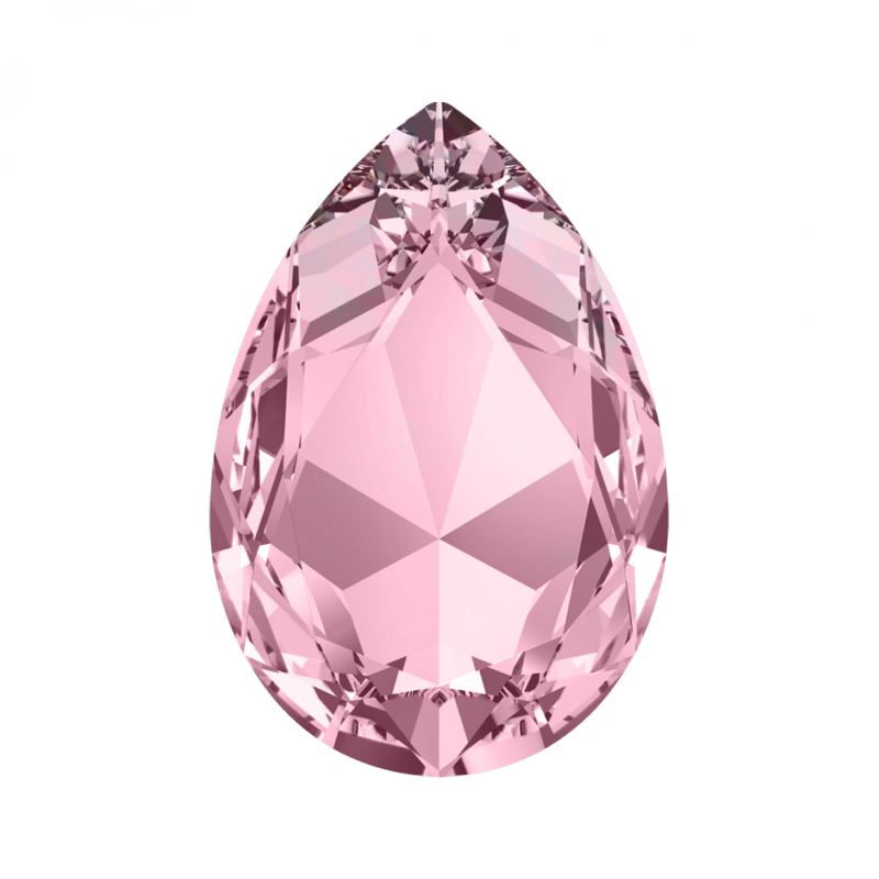 Swarovski 4327 Pear 30x20mm Light Rose
