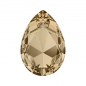 Swarovski 4327 Pear 30x20mm Crystal Golden Shadow