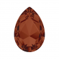 Swarovski 4327 Pear 30x20mm Crystal Red Magma
