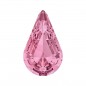 Swarovski 4328 Xilion Pear 13x7.8mm Light Rose