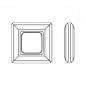 Swarovski 4439 Square Ring 14mm Crystal Copper