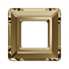 Swarovski 4439 Square Ring 14mm Crystal Golden Shadow