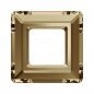 Swarovski 4439 Square Ring 14mm Crystal Golden Shadow