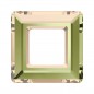 Swarovski 4439 Square Ring 14mm Crystal Luminous Green