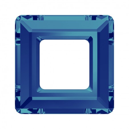 Swarovski 4439 Square Ring 20mm Crystal Bermuda Blue