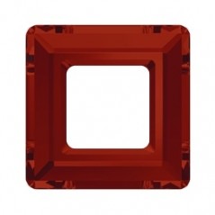 Swarovski 4439 Square Ring 20mm Crystal Red Magma