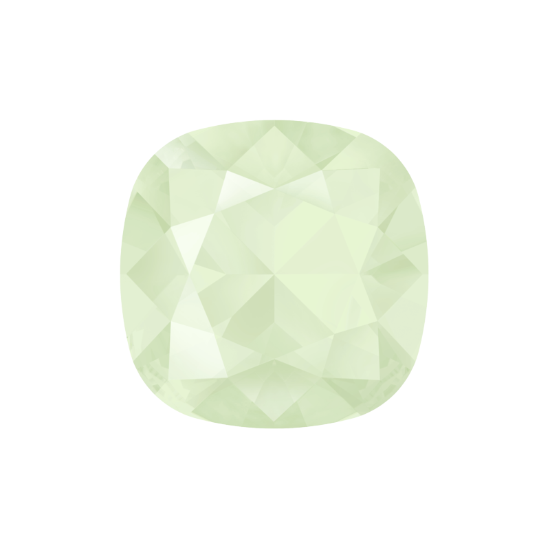 Swarovski 4470 Cushion Cut 10mm Crystal Powder Green