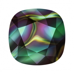 Swarovski 4470 Cushion Cut 10mm Crystal Rainbow Dark