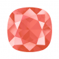 Swarovski 4470 Cushion Cut 12mm Crystal Light Coral