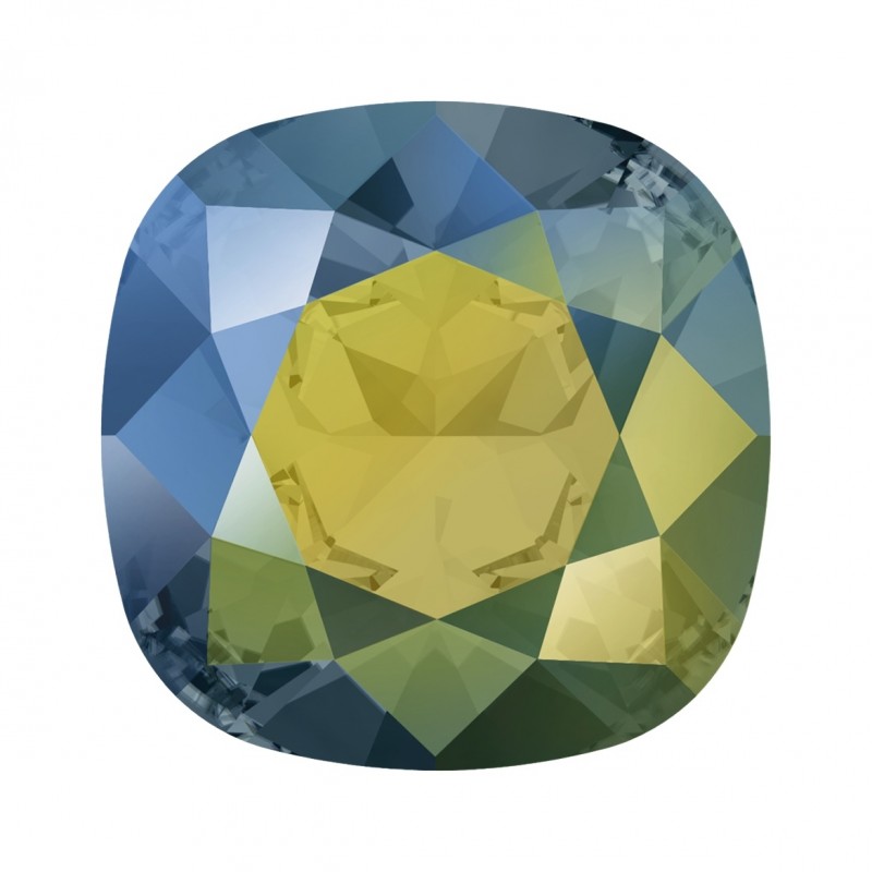 Swarovski 4470 Cushion Cut 12mm Crystal Iridescent Gree Swarovski 4470 Cushion Cut 12mm Crystal Iridescent Gree
