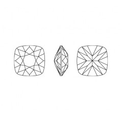 Swarovski 4470 Cushion Cut 12mm Crystal Rainbow Dark