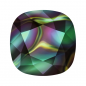 Swarovski 4470 Cushion Cut 12mm Crystal Rainbow Dark