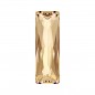 Swarovski 4547 Princess Baquette 15x5mm Golden Shadow