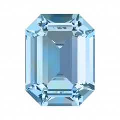 Swarovski 4610 Rectangle 14x10mm Aquamarine