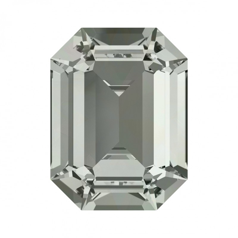 Swarovski 4610 Rectangle 14x10mm Black Diamond