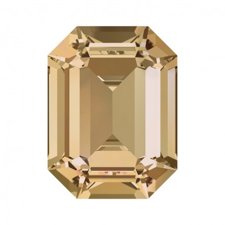 Swarovski 4610 Rectangle 14x10mm Crystal Golden Shadow