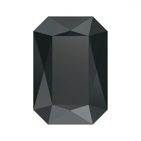 Swarovski 4627 Rectangle 37x25.5mm Jet Hematite