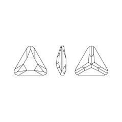 Swarovski 4722 Triangle 10mm Crystal