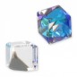 Swarovski 4841 Cube 4mm Crystal Bermuda Blue