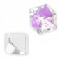 Swarovski 4841 Cube 4mm Crystal Vitrail Light