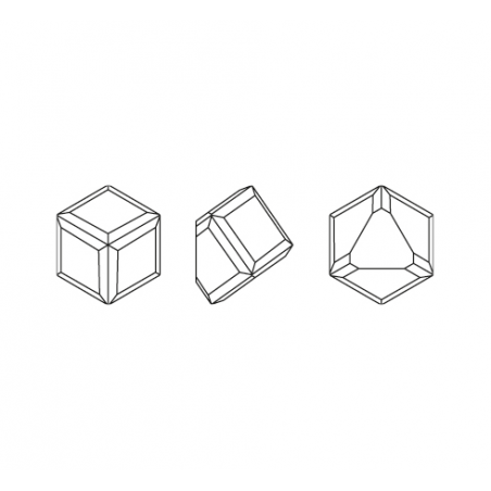 Swarovski 4841 Cube 6mm Crystal Bermuda Blue