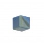Swarovski 4841 Cube 6mm Crystal Metallic Blue