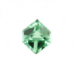 Swarovski 4841 Cube 6mm Peridot