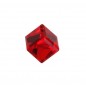 Swarovski 4841 Cube 6mm Light Siam