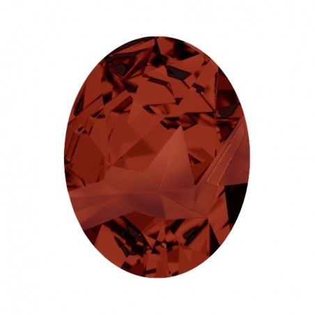 Swarovski 4921 Kaputt Oval 23x18mm Crystal Red Magma