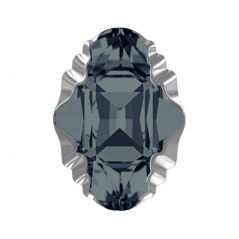 Swarovski 4926 Oval Tribe 19x14mm Graphite Light Chrome