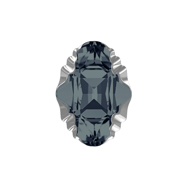 Swarovski 4926 Oval Tribe 19x14mm Graphite Light Chrome Swarovski 4926 Oval Tribe 19x14mm Graphite Light Chrome