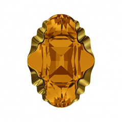 Swarovski 4926 Oval Tribe 19x14mm Topaz Dorado