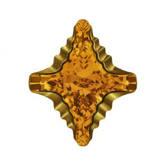 Swarovski 4927 Rhombus Tribe 14x12mm Topaz Dorado
