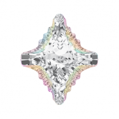 Swarovski 4927 Rhombus Tribe 19x17mm Crystal AB