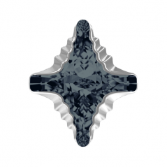 Swarovski 4927 Rhombus Tribe 19x17mm Graphite Light Chrome