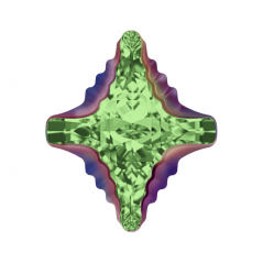Swarovski 4927 Rhombus Tribe 19x17mm Peridot Scarabeus Green